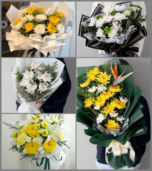 四川成都金堂县赵镇镇白事花束代送